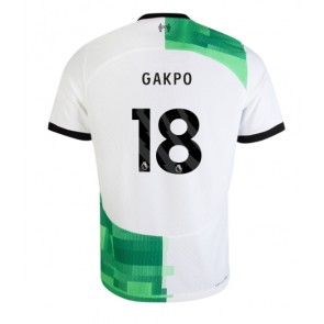 Maillot de foot Liverpool Cody Gakpo #18 Extérieur 2023-24 Manches Courte